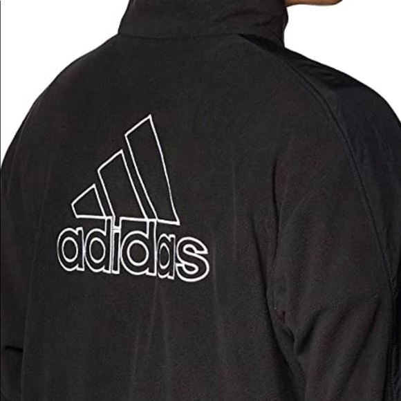 ADIDAS 1/4 zip fleece pullover - Picture 4 of 6